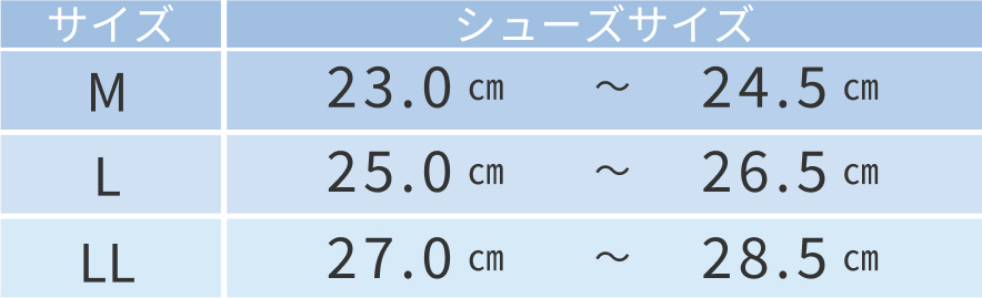 サイズ一覧